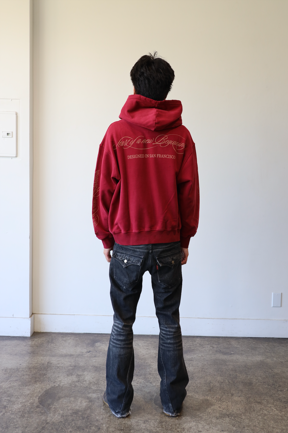 MAROON DRAGON HOODIE