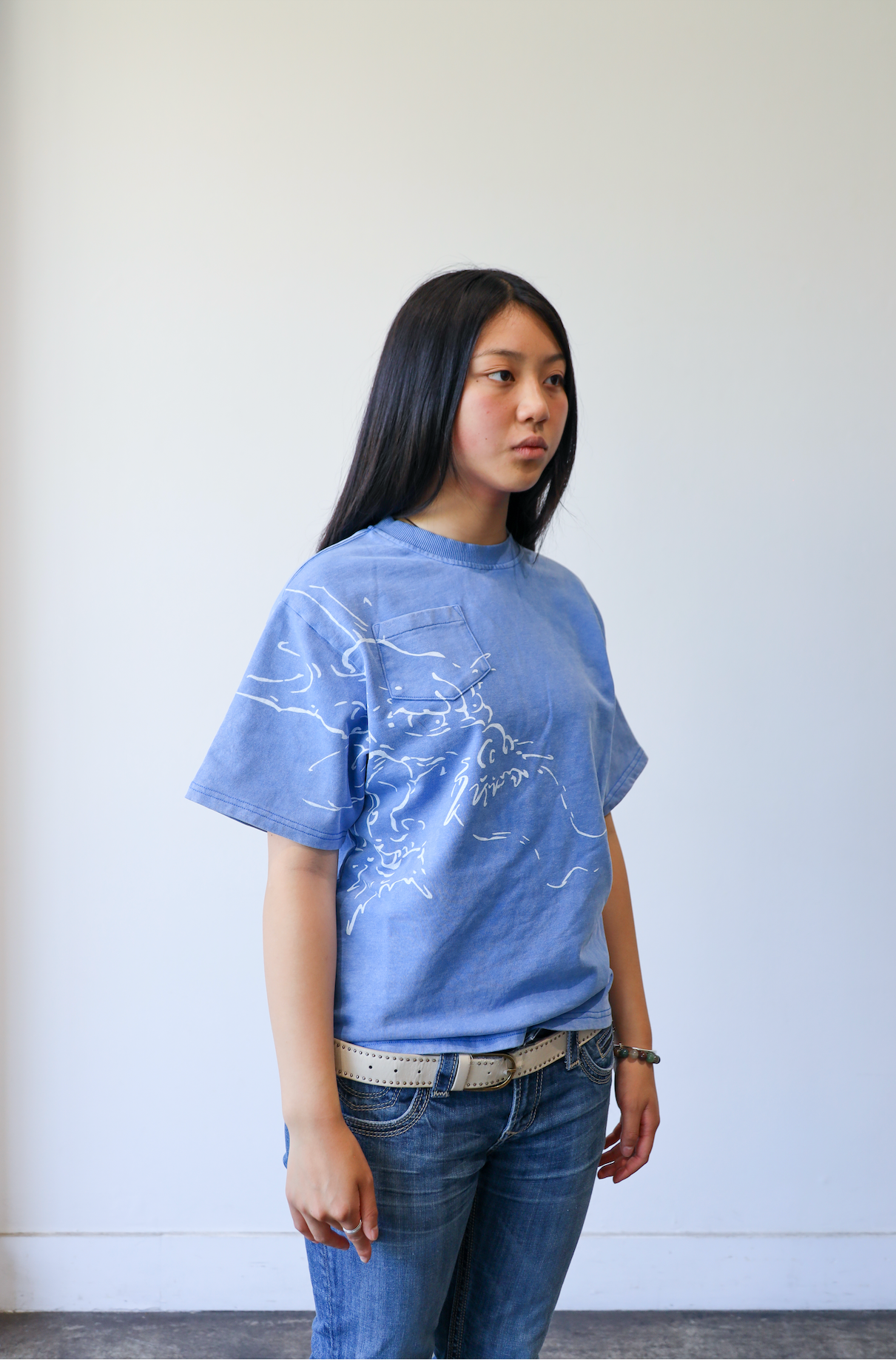 BLUE DRAGON FACE SHIRT