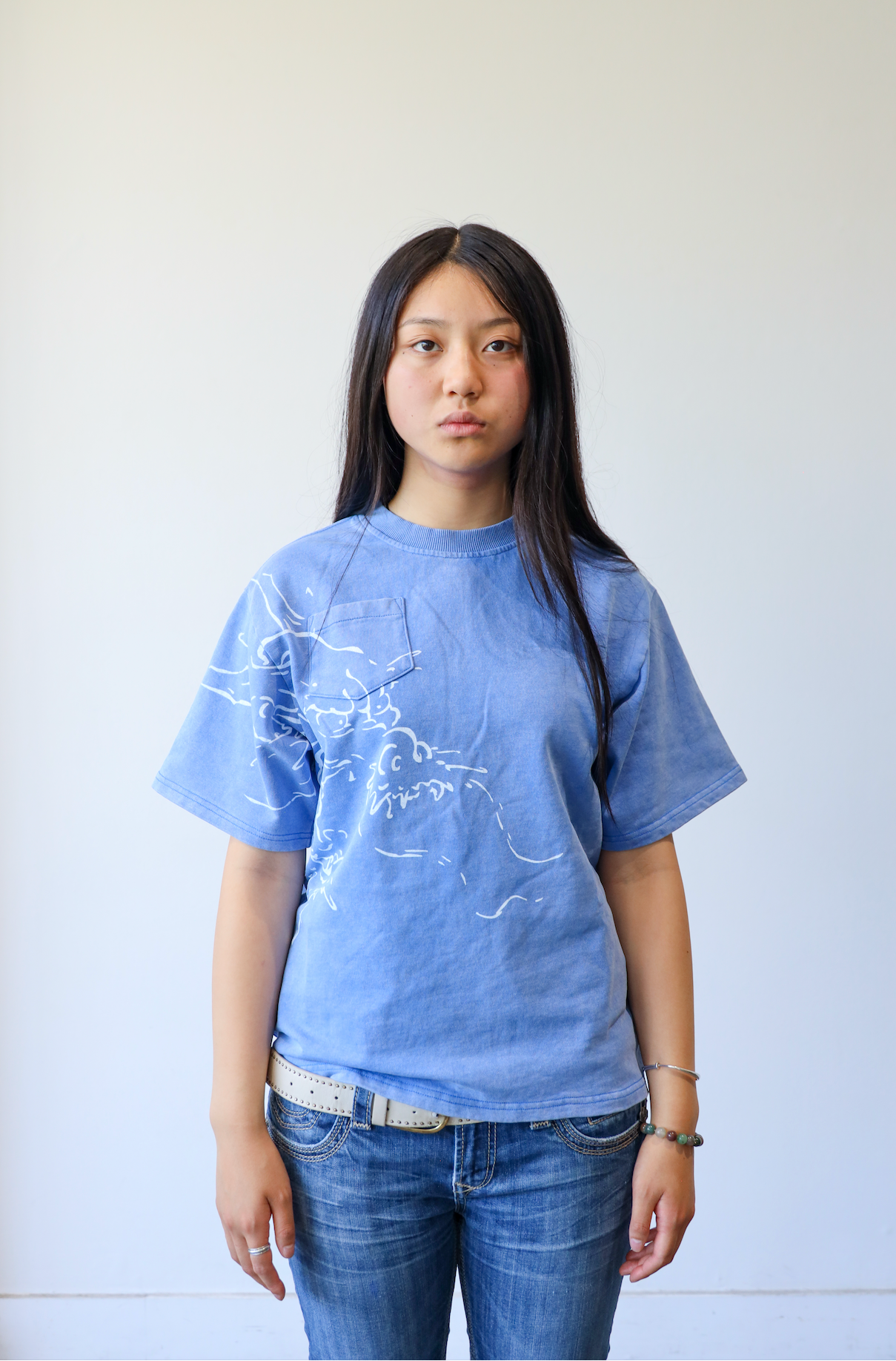 BLUE DRAGON FACE SHIRT