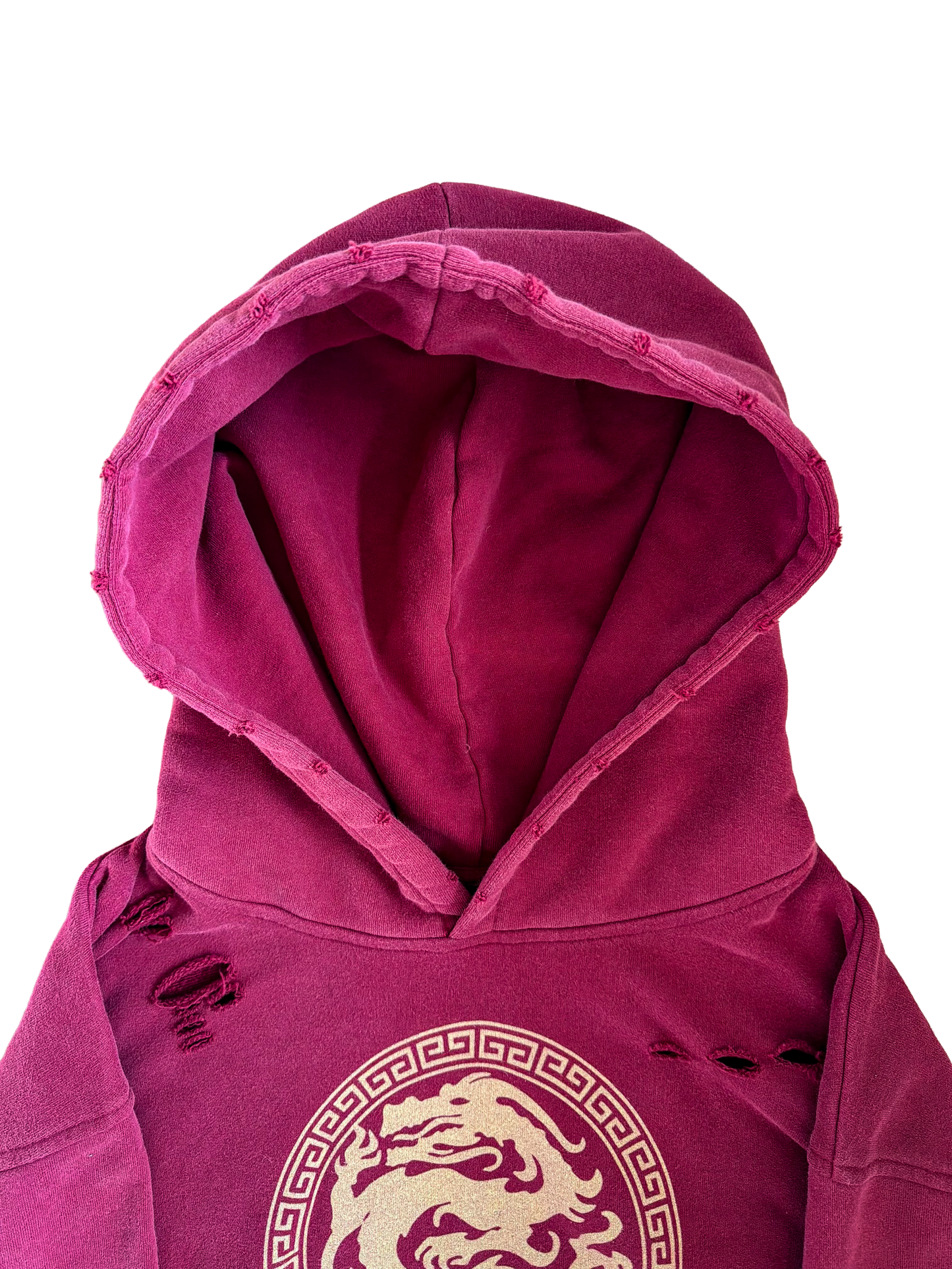 MAROON DRAGON HOODIE