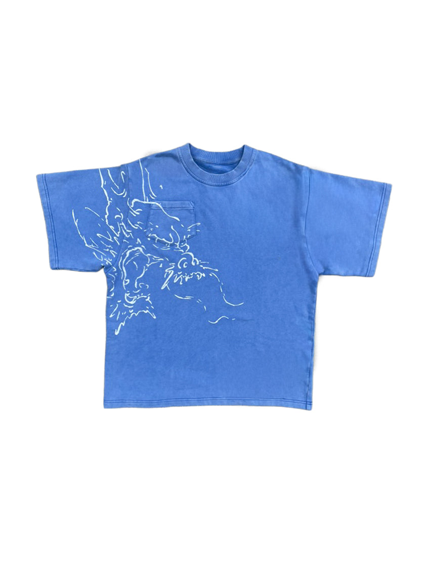 BLUE DRAGON FACE SHIRT