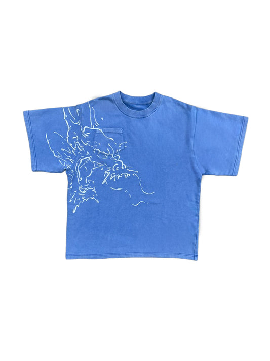 BLUE DRAGON FACE SHIRT